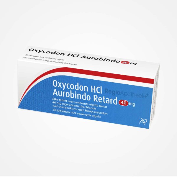 Oxycodon HCl 40mg 30 tabletten