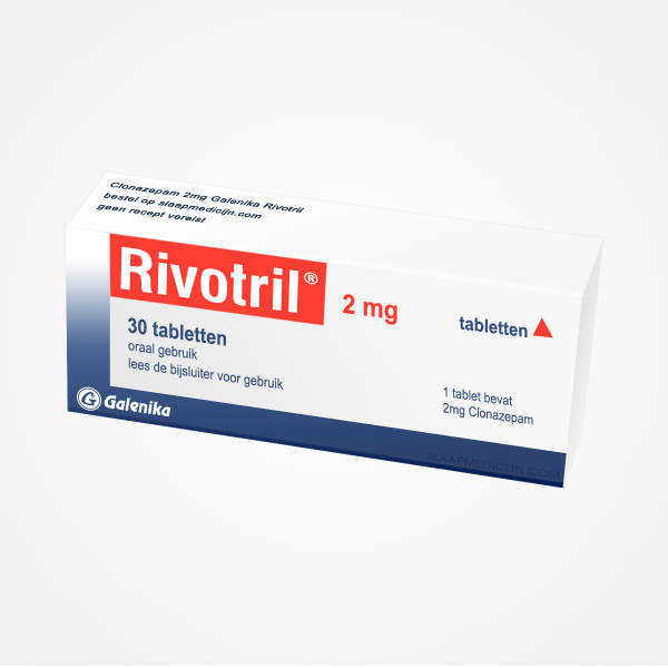 Clonazepam 2mg Rivotril Galenika (30 tabletten)