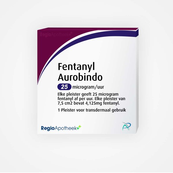 Fentanyl Aurobindo 25microgram/uur Pleister