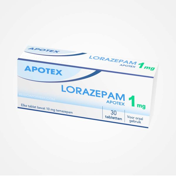 Lorazepam 1mg 30 tabletten