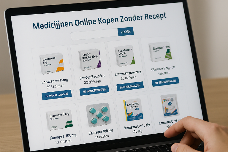 Medicijnen online kopen zonder recept